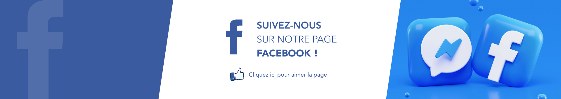 Logo bleu du réseau social Facebook