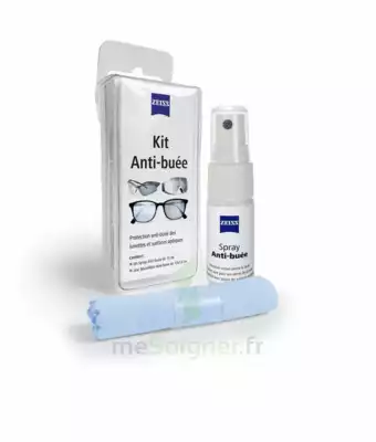 Zeiss Kit Spray Antibuée Fl/15ml + Tissu Microfibres à PERONNE