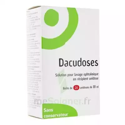 Dacudoses Solution Pour Lavement Ophtalmologique 24unid/10ml à PERONNE