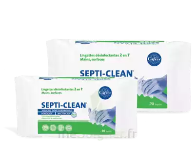 Septi-clean Lingette DÉsinfectante Paquet/70 à PERONNE