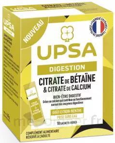 Upsa Citrate De Bétaïne & Citrate De Calcium Poudre 10 Sachets à PERONNE